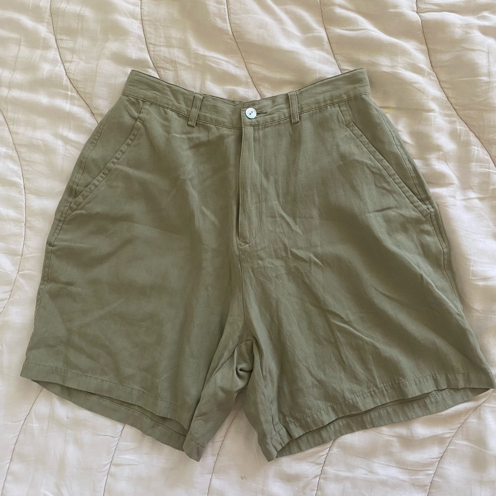 Vintage banana bay paper bag shorts